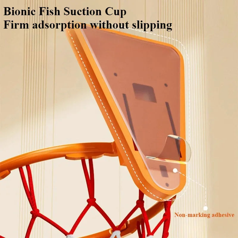 No-drill installation basketball hoop for children