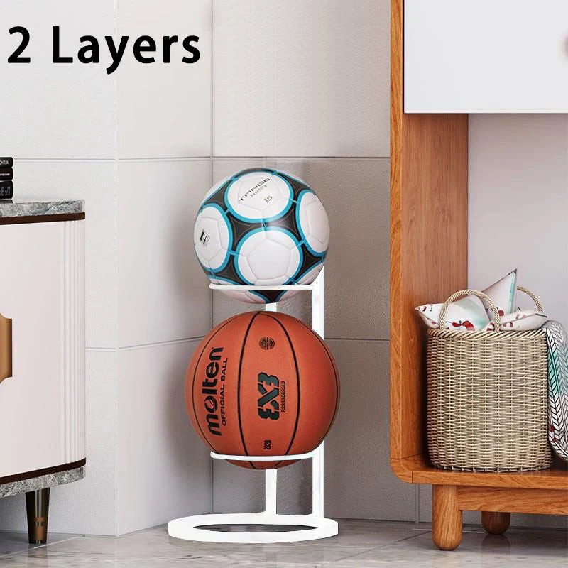 Multi-Layer Basketball Storage Rack Stand
