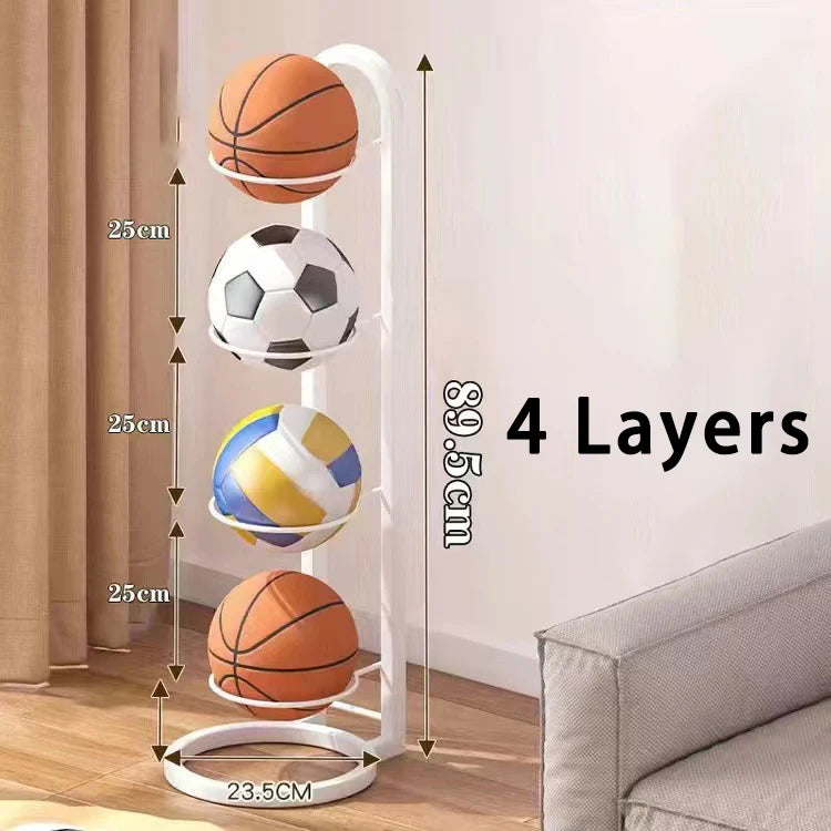 Multi-Layer Basketball Storage Rack Stand