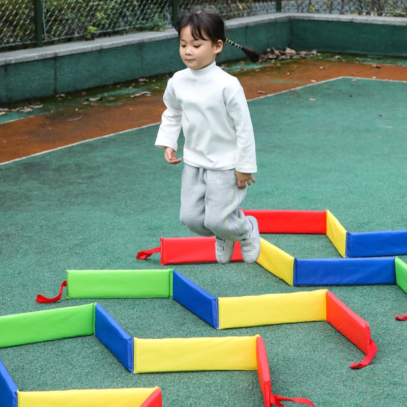 Modular jump ring training set with adjustable height