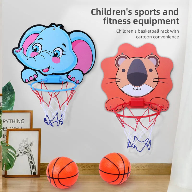 Adjustable height basketball stand for toddlers