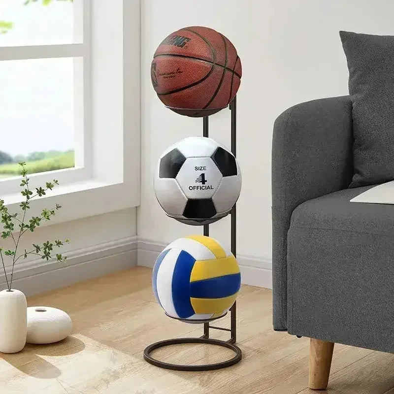 Multi-Layer Basketball Storage Rack Stand