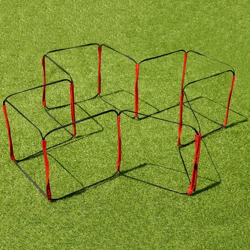 Agility ladder training set folded with carry bag