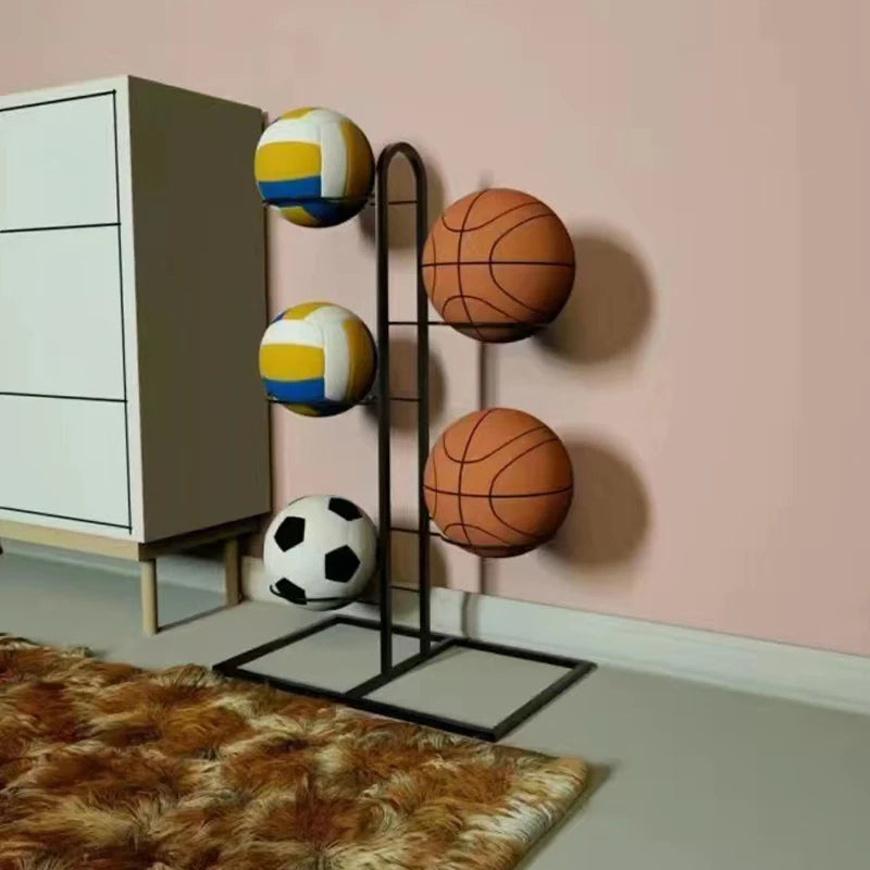 Multi-Layer Basketball Storage Rack Stand
