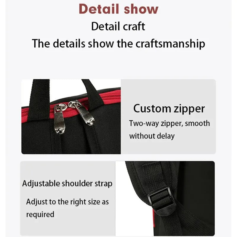 Soft padded handle for comfortable carrying