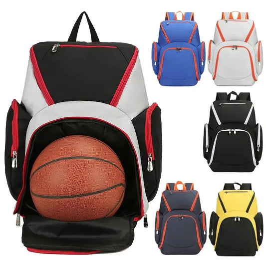 Front view of casual unisex backpack in solid color