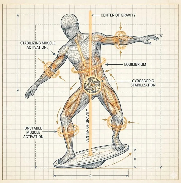 Scientific balance training for youth basketball in Melbourne, focusing on neural gear 1 for stability and landing mechanics.
