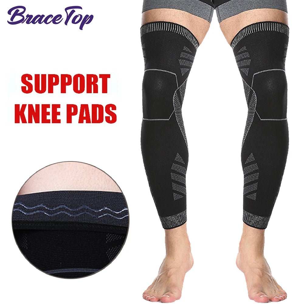 BraceTop Full Leg Compression Support Sleeves - firstpick
