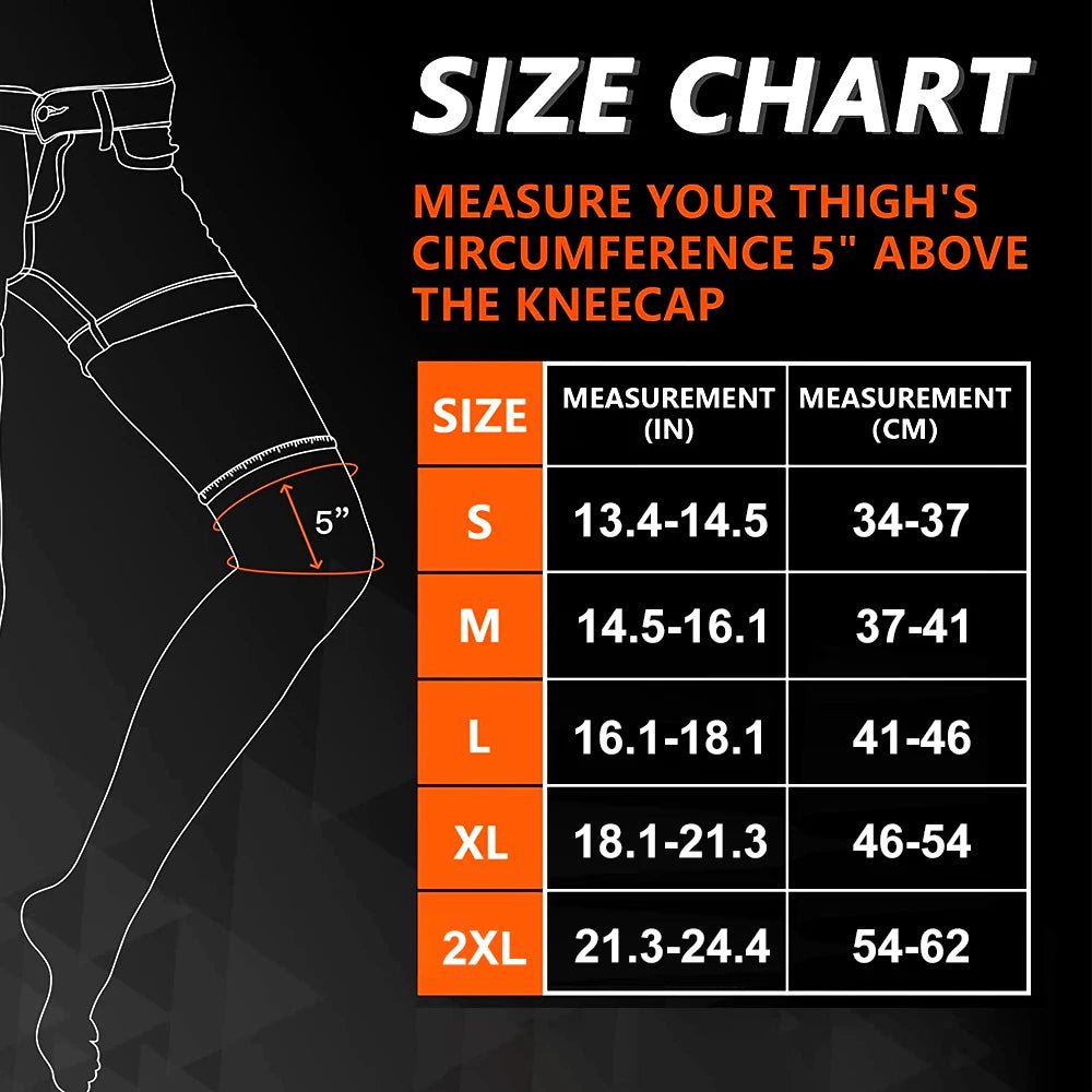 BraceTop Full Leg Compression Support Sleeves - firstpick