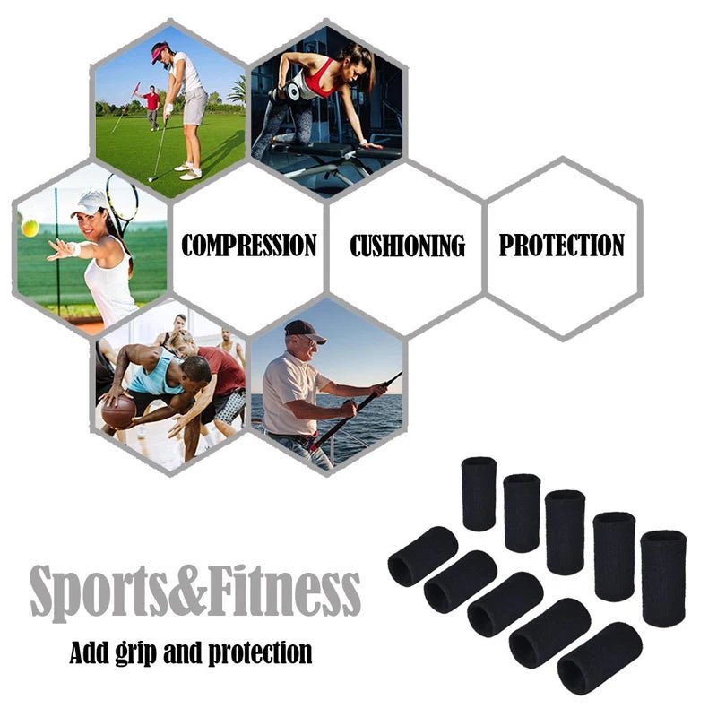 BraceTop Sports Finger Sleeves 10pcs Set - firstpick