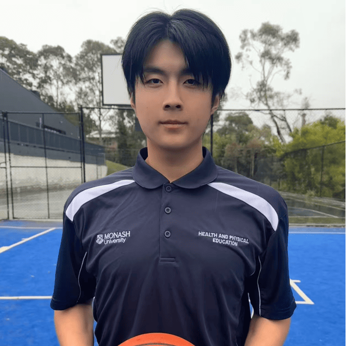 Jackson – skills coach at First Pick Basketball Melbourne, energetic style engaging kids aged 6–8