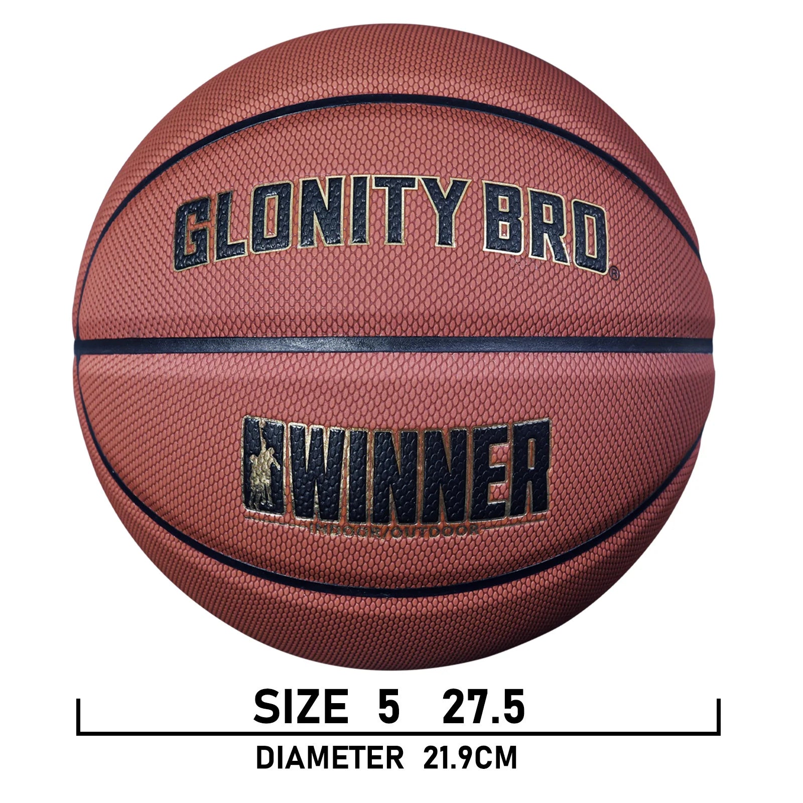 PU leather basketball used in indoor gym training