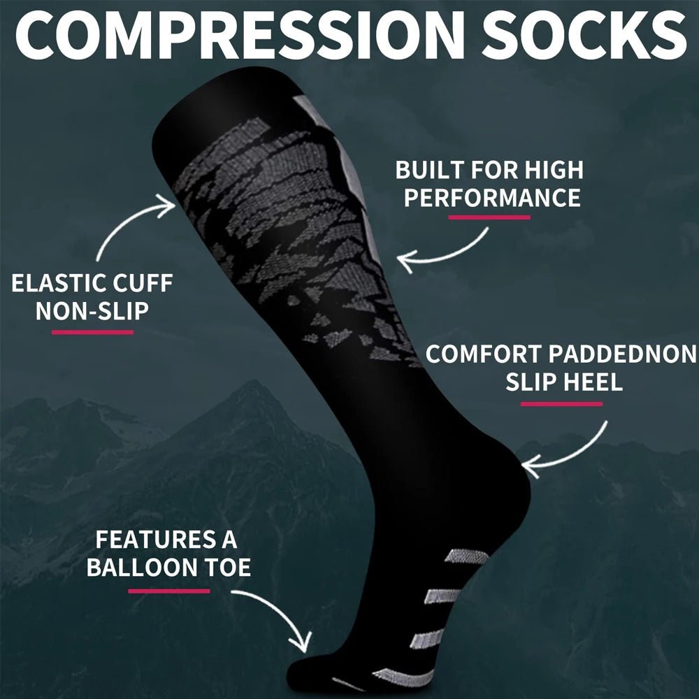 Sports Compression Calf Support Socks Pair - firstpick