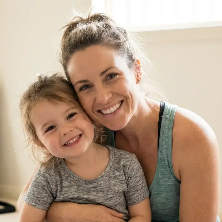 Sydney family reviewing kids water power bag for quiet apartment home strength training