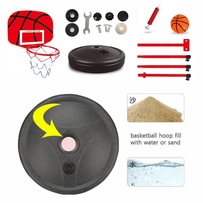 Toddler Adjustable Basketball Hoop Set - firstpick