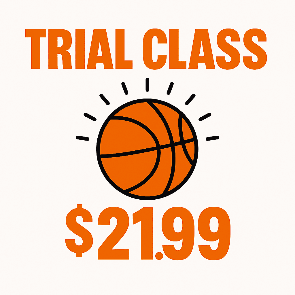 Kids basketball trial class in Melbourne – one fun session for children aged 4–8 to try the game